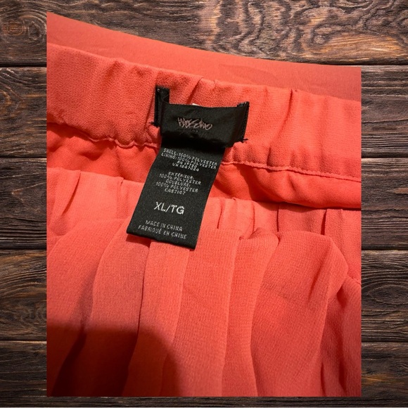 Mossimo Scene Maxi Skirt Flowy Scene Girly Girl Pink Salmon Summer Spring - Picture 4 of 4